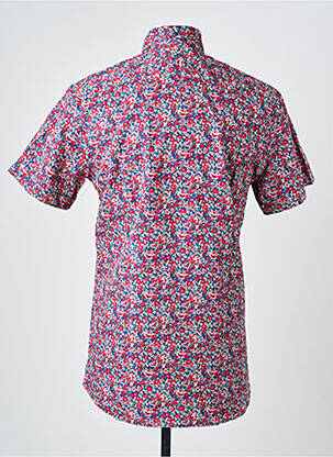 Chemise manches courtes coupe cintrée bleu CAMBERABERO homme