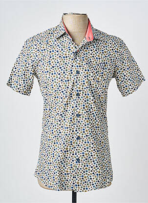 Chemise manches courtes coupe cintrée beige CAMBERABERO homme
