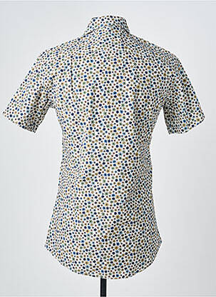 Chemise manches courtes coupe cintrée beige CAMBERABERO homme