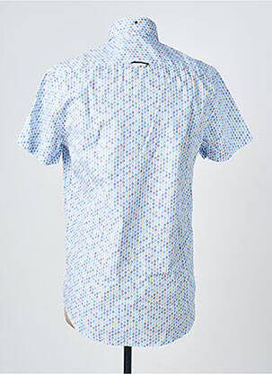 Chemise manches courtes coupe cintrée bleu CAMBERABERO homme