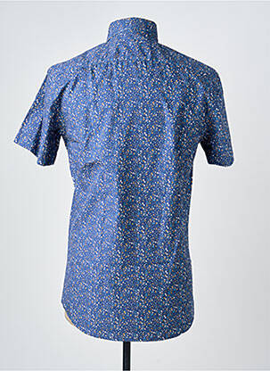Chemise manches courtes poches bleu CAMBERABERO homme