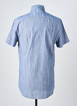 Chemise manches courtes coupe cintrée bleu CAMBERABERO homme
