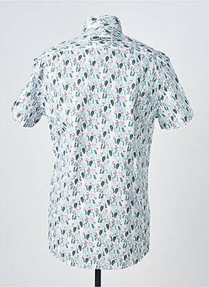 Chemise manches courtes coupe cintrée vert CAMBERABERO homme