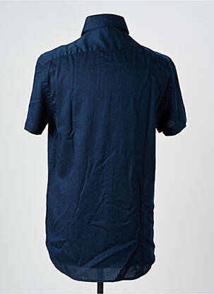 Chemise manches courtes coupe cintrée bleu CAMBERABERO homme