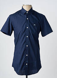 Chemise manches courtes coupe cintrée bleu CAMBERABERO homme