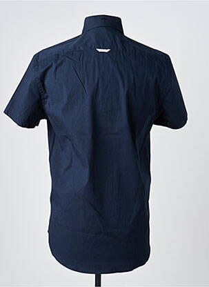 Chemise manches courtes coupe cintrée bleu CAMBERABERO homme