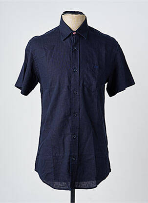 Chemise manches courtes poches bleu CAMBERABERO homme