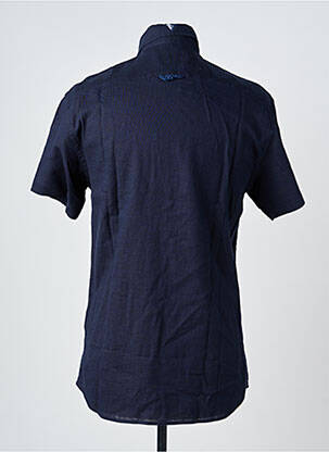 Chemise manches courtes poches bleu CAMBERABERO homme