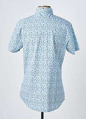 Chemise manches courtes poches bleu CAMBERABERO homme