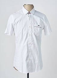 Chemise manches courtes poches blanc CAMBERABERO homme