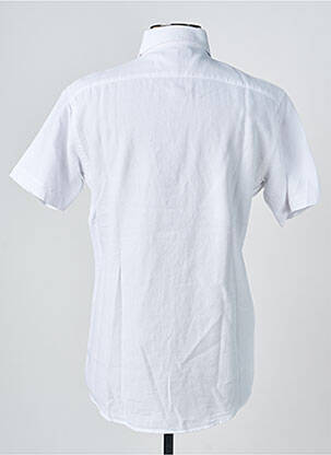 Chemise manches courtes coupe cintrée blanc CAMBERABERO homme