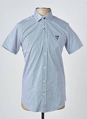Chemise manches courtes imprimé fantaisie vert CAMBERABERO homme