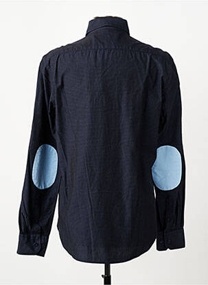 Chemise manches longues poignets boutonnés bleu CAMBERABERO homme