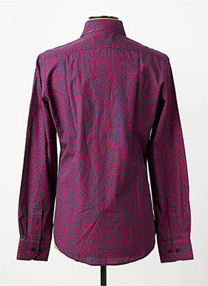 Chemise manches longues imprimé fleurs rouge CAMBERABERO homme