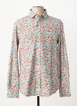 Chemise manches longues imprimé fleurs blanc CAMBERABERO homme