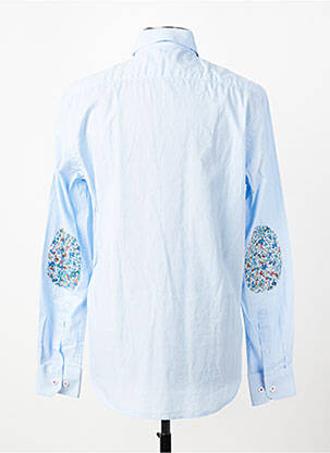 Chemise manches longues imprimé rayures bleu CAMBERABERO homme