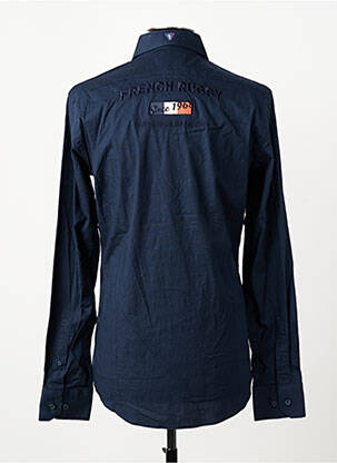 Chemise manches longues poignets boutonnés bleu CAMBERABERO homme