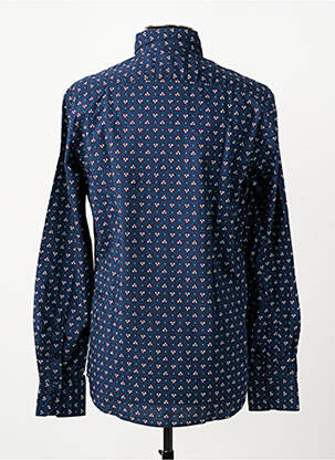Chemise manches longues poignets boutonnés bleu CAMBERABERO homme