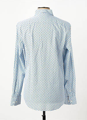 Chemise manches longues imprimé fantaisie bleu CAMBERABERO homme
