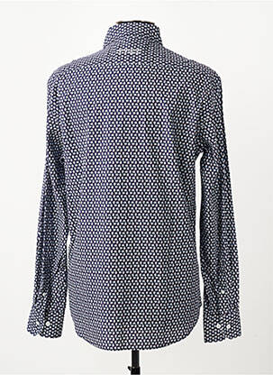 Chemise manches longues poignets boutonnés bleu CAMBERABERO homme