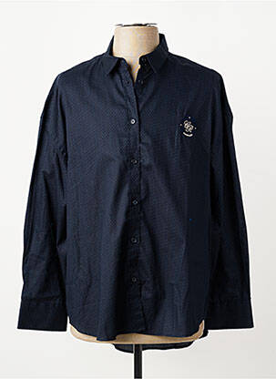 Chemise manches longues coupe droite bleu CAMBERABERO homme