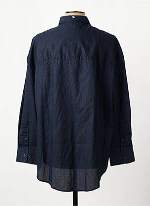 Chemise manches longues coupe droite bleu CAMBERABERO homme