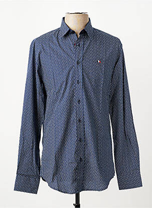 Chemise manches longues manches longues bleu CAMBERABERO homme