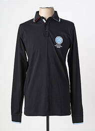Polo manches longues manches longues noir CAMBERABERO homme