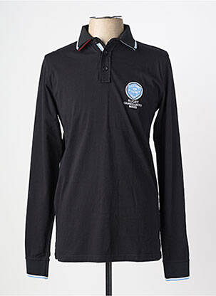 Polo manches longues manches longues noir CAMBERABERO homme