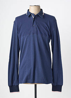 Polo manches longues manches longues bleu CAMBERABERO homme