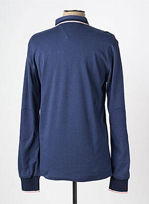 Polo manches longues manches longues bleu CAMBERABERO homme