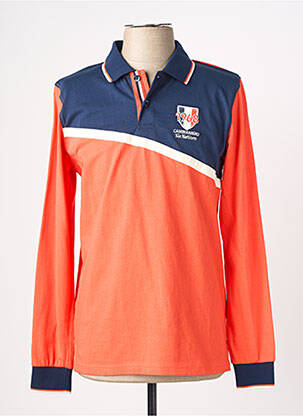 Polo manches longues manches longues orange CAMBERABERO homme