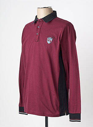 Polo manches longues manches longues rouge CAMBERABERO homme
