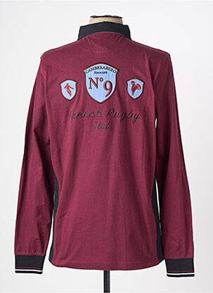 Polo manches longues manches longues rouge CAMBERABERO homme