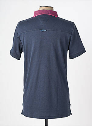 Polo tissage jersey manches courtes bleu CAMBERABERO homme
