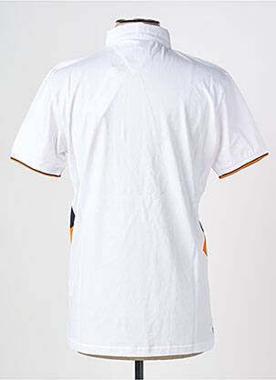 Polo tissage jersey manches courtes blanc CAMBERABERO homme