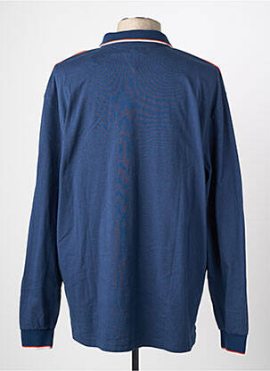 Polo manches longues manches longues bleu CAMBERABERO homme