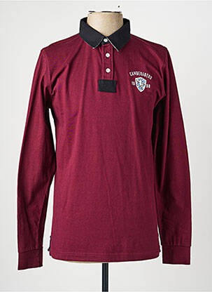 Polo manches longues manches longues rouge CAMBERABERO homme