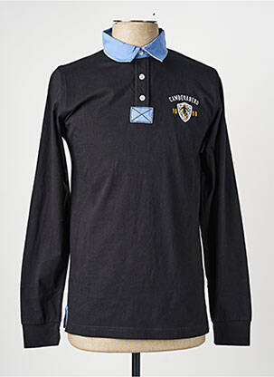 Polo manches longues manches longues noir CAMBERABERO homme