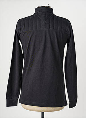 Polo manches longues manches longues noir CAMBERABERO homme