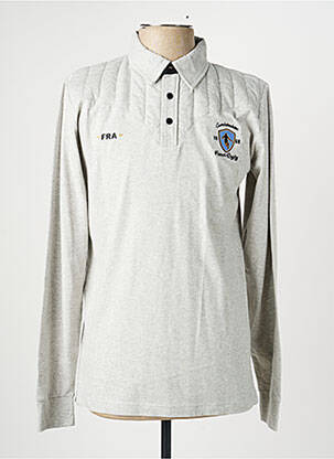 Polo manches longues manches longues gris CAMBERABERO homme