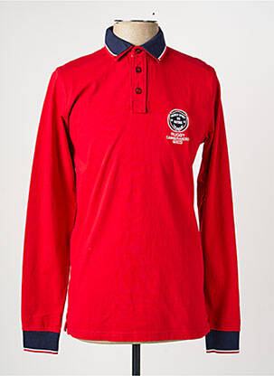 Polo manches longues manches longues rouge CAMBERABERO homme