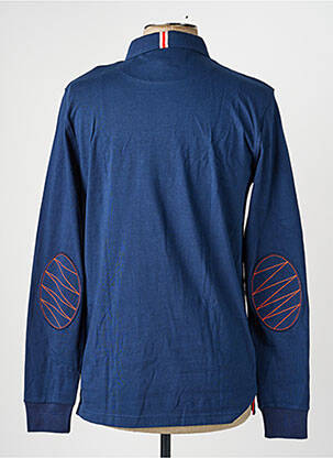 Polo manches longues manches longues bleu CAMBERABERO homme