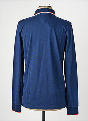 Polo manches longues manches longues bleu CAMBERABERO homme