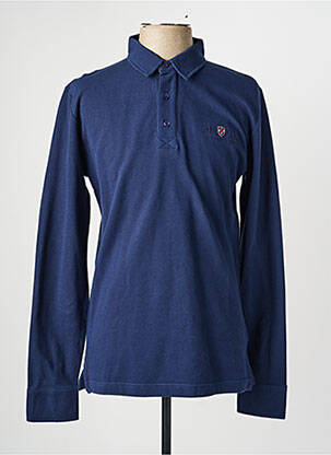 Polo manches longues manches longues bleu CAMBERABERO homme