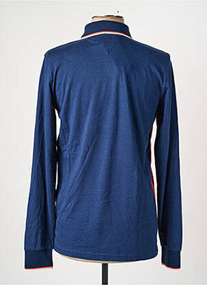 Polo manches longues manches longues bleu CAMBERABERO homme