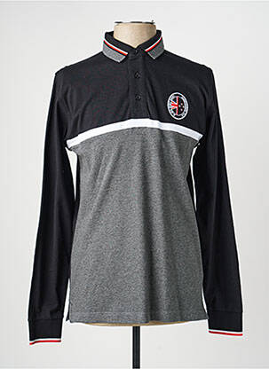 Polo manches longues manches longues gris CAMBERABERO homme