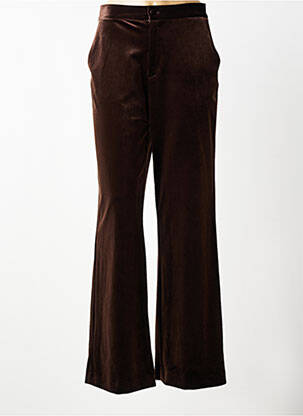 Pantalon flare stretch taille normale marron CHOKLATE femme