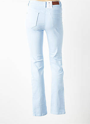 Jeans coupe slim stretch taille haute bleu JULIE GUERLANDE femme