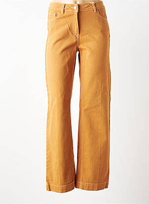 Jeans coupe large taille normale taille normale beige C'EST BEAU LA VIE femme
